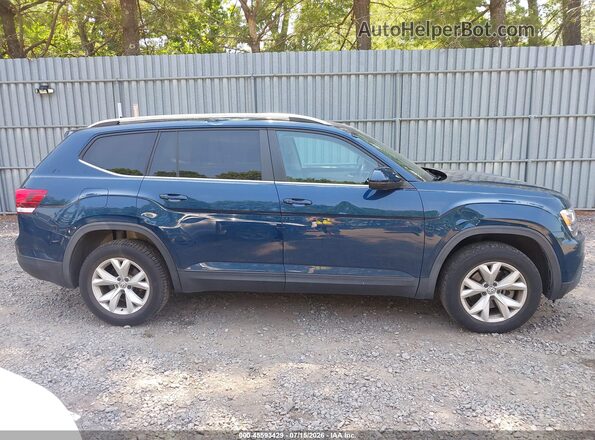 1V2LR2CA8KC572792 2019 VOLKSWAGEN ATLAS Dark Blue უკანა სალონის ხედი