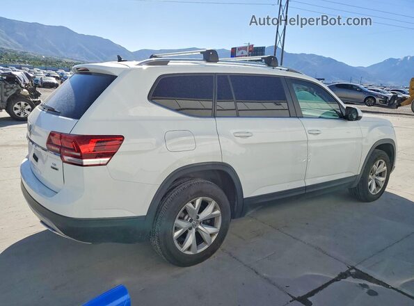 1V2LR2CA9JC552145 2018 VOLKSWAGEN ATLAS Белый Задняя правая четверть