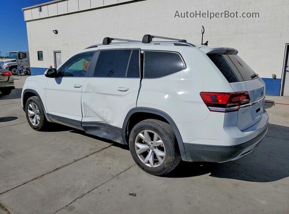 1V2LR2CA9JC552145 2018 VOLKSWAGEN ATLAS Белый Задняя левая четверть