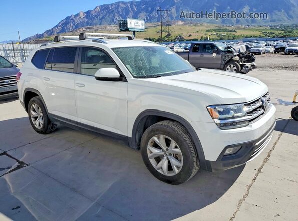 1V2LR2CA9JC552145 2018 VOLKSWAGEN ATLAS Белый Передняя правая четверть