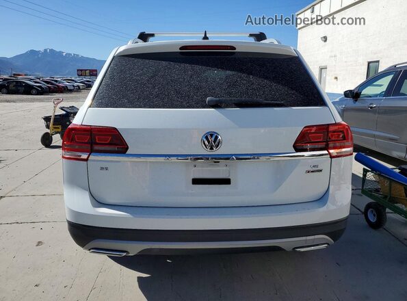 1V2LR2CA9JC552145 2018 VOLKSWAGEN ATLAS Белый Вид сзади