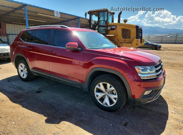1V2LR2CA9JC589194 2018 VOLKSWAGEN ATLAS Red Передня права чверть