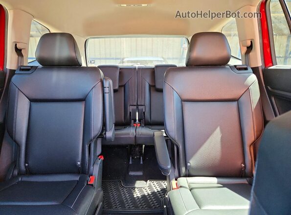1V2LR2CA9JC589194 2018 VOLKSWAGEN ATLAS Red Вид задніх сидінь