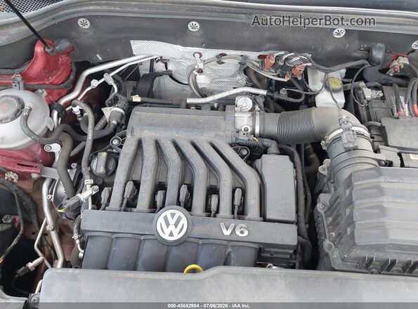 1V2LR2CAXJC532230 2018 VOLKSWAGEN ATLAS Maroon Rear view