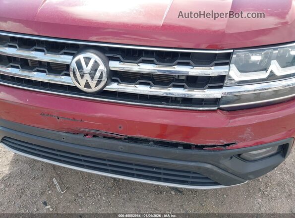 1V2LR2CAXJC532230 2018 VOLKSWAGEN ATLAS Maroon Front view