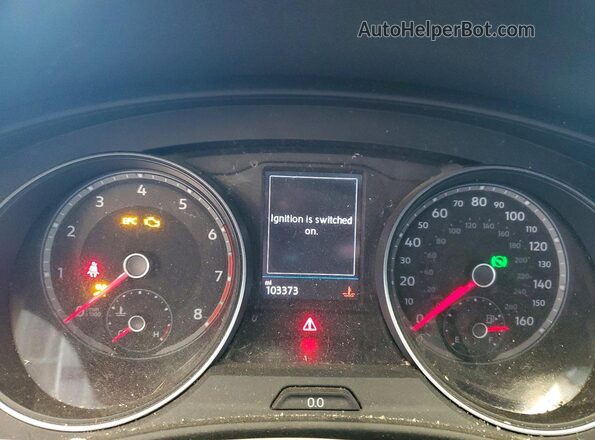 1V2LR2CAXJC579712 2018 VOLKSWAGEN ATLAS White Widok zestawu wskaźników
