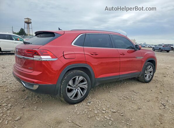 1V2MC2CA4LC204715 2020 VOLKSWAGEN ATLAS Red Задня права чверть
