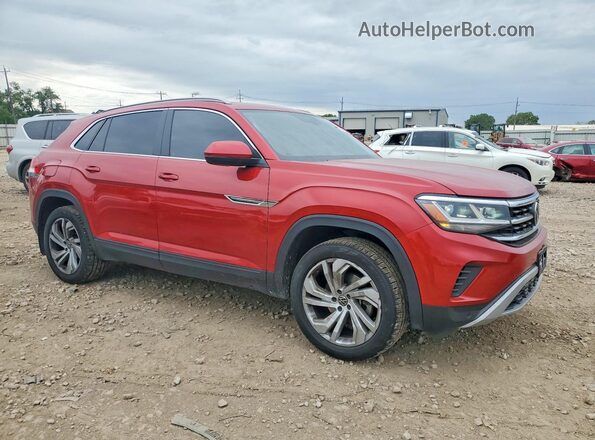 1V2MC2CA4LC204715 2020 VOLKSWAGEN ATLAS Red Передня права чверть