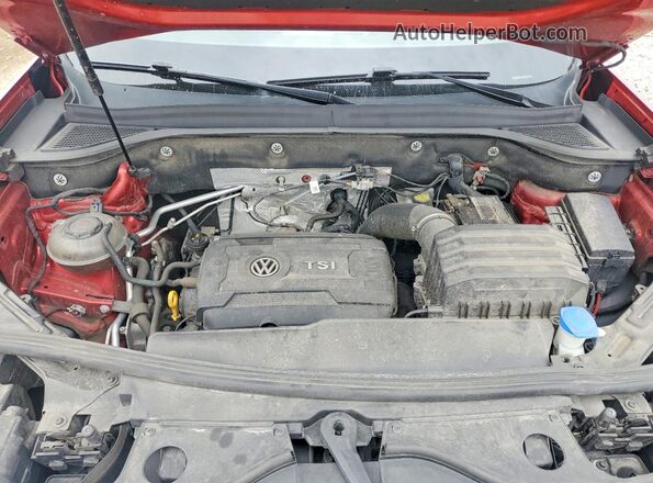 1V2MC2CA4LC204715 2020 VOLKSWAGEN ATLAS Red Вид задньої частини салону