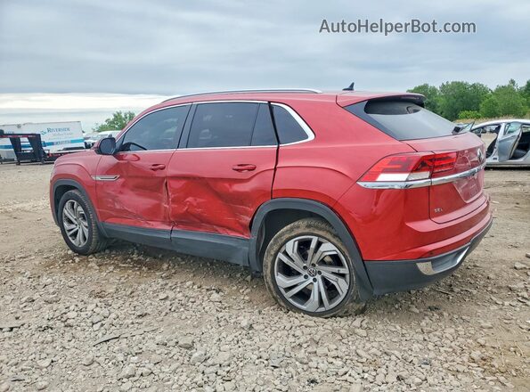 1V2MC2CA4LC204715 2020 VOLKSWAGEN ATLAS Red Задня ліва чверть