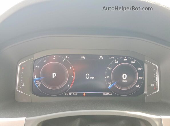 1V2ME2CA9LC230866 2020 VOLKSWAGEN ATLAS Серый Вид щитка приборов