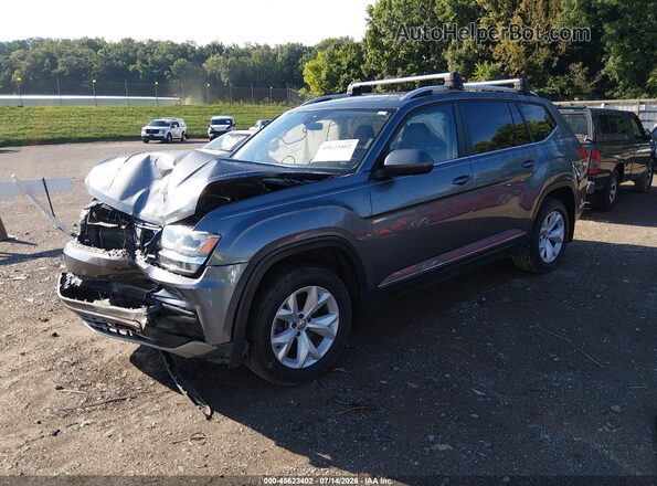 1V2MR2CA0JC522262 2018 VOLKSWAGEN ATLAS Gray Przód lewy