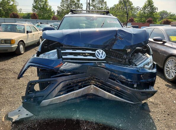 1V2MR2CA0JC555312 2018 VOLKSWAGEN ATLAS Blue Vista frontal