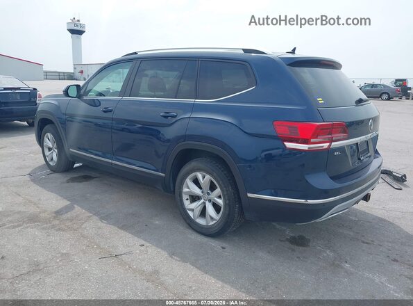 1V2MR2CA2JC535532 2018 VOLKSWAGEN ATLAS Blue Tył lewy