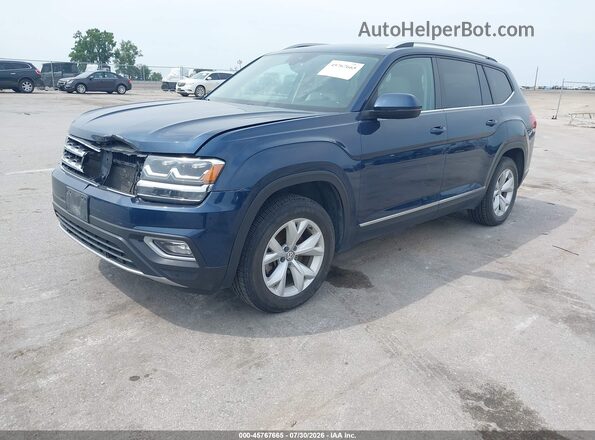 1V2MR2CA2JC535532 2018 VOLKSWAGEN ATLAS Blue Przód lewy