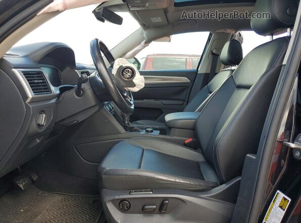 1V2MR2CA2KC566300 2019 VOLKSWAGEN ATLAS Черный Вид салона спереди