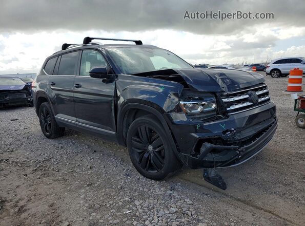 1V2MR2CA2KC566300 2019 VOLKSWAGEN ATLAS Черный Передняя правая четверть