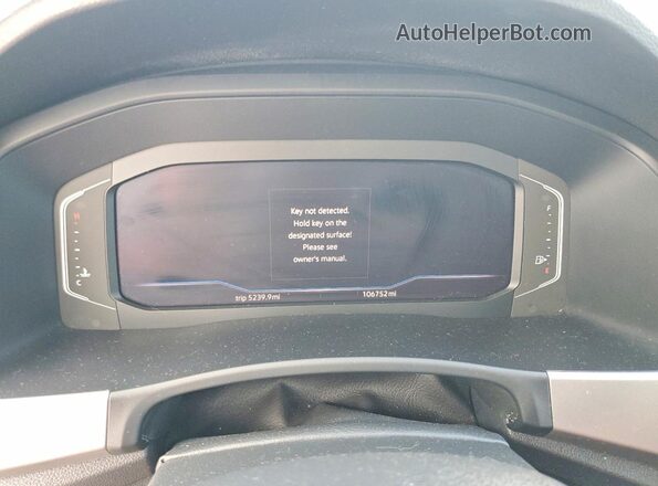 1V2MR2CA2KC566300 2019 VOLKSWAGEN ATLAS Черный Вид щитка приборов