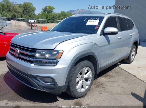 1V2MR2CA3JC561721 2018 VOLKSWAGEN ATLAS Silver Przód lewy