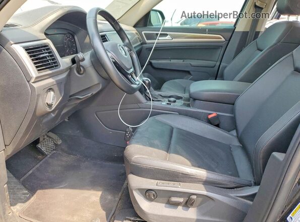 1V2MR2CA3KC548484 2019 VOLKSWAGEN ATLAS Black Widok wnętrza z przodu
