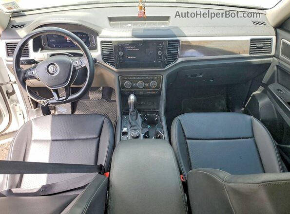 1V2MR2CA4KC569571 2019 VOLKSWAGEN ATLAS White წინა პანელის ხედი