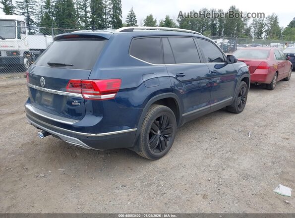 1V2MR2CA4KC619269 2019 VOLKSWAGEN ATLAS Blue უკანა მარჯვენა