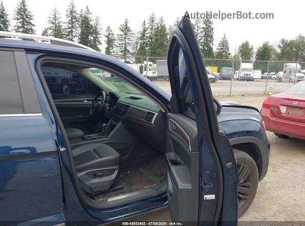1V2MR2CA4KC619269 2019 VOLKSWAGEN ATLAS Blue წინა სალონის ხედი