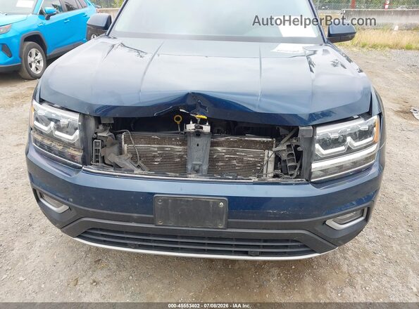 1V2MR2CA4KC619269 2019 VOLKSWAGEN ATLAS Blue წინა ხედი