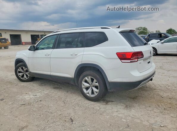 1V2MR2CA5JC537842 2018 VOLKSWAGEN ATLAS White Задня ліва чверть