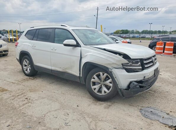 1V2MR2CA5JC537842 2018 VOLKSWAGEN ATLAS White Передня права чверть