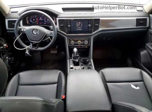 1V2MR2CA5KC589392 2019 VOLKSWAGEN ATLAS Black Widok deski rozdzielczej