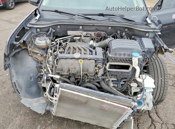 1V2MR2CA5KC589392 2019 VOLKSWAGEN ATLAS Black Widok wnętrza z tyłu