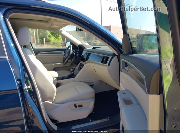 1V2MR2CA6KC623923 2019 VOLKSWAGEN ATLAS Teal წინა სალონის ხედი