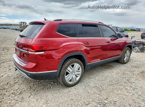 1V2MR2CA7KC538086 2019 VOLKSWAGEN ATLAS Красный Задняя правая четверть