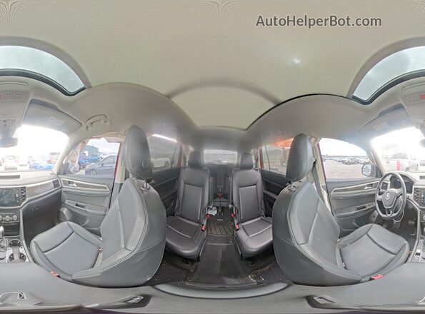 1V2MR2CA7KC538086 2019 VOLKSWAGEN ATLAS Красный Панорамный вид салона 360°