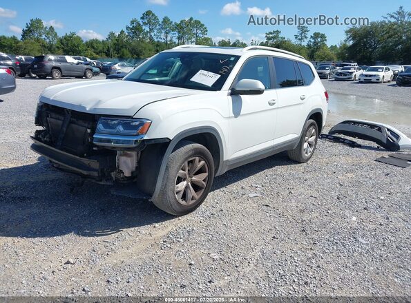 1V2MR2CA8JC502180 2018 VOLKSWAGEN ATLAS White Передня ліва чверть