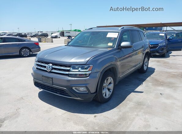 1V2MR2CA9JC516184 2018 VOLKSWAGEN ATLAS Gray Vista tres cuartos delantera izquierda