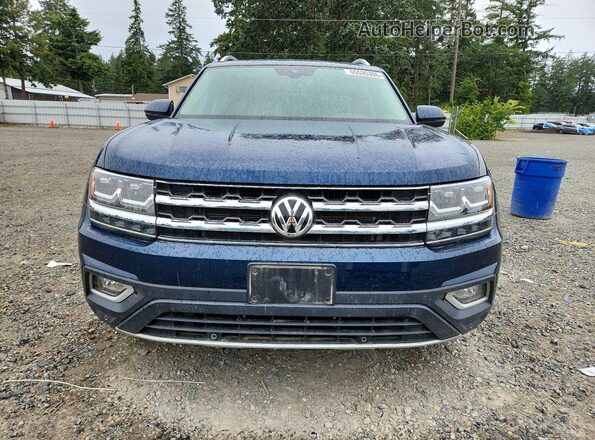 1V2MR2CA9JC528092 2018 VOLKSWAGEN ATLAS Blue Вид спереду