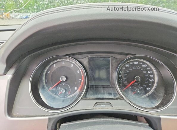 1V2MR2CA9JC528092 2018 VOLKSWAGEN ATLAS Blue Вид щитка приладів