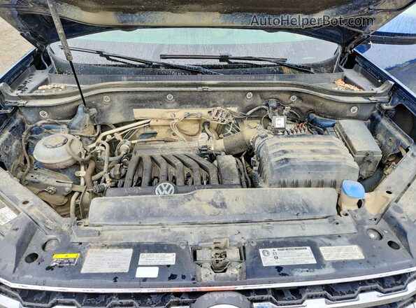 1V2MR2CA9JC528092 2018 VOLKSWAGEN ATLAS Blue Вид підкапотного простору