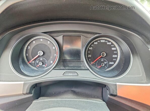 1V2MR2CA9JC563439 2018 VOLKSWAGEN ATLAS Black Instrument cluster view