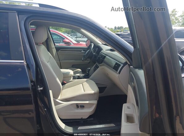 1V2MR2CA9KC600068 2019 VOLKSWAGEN ATLAS Black Вид салону спереду