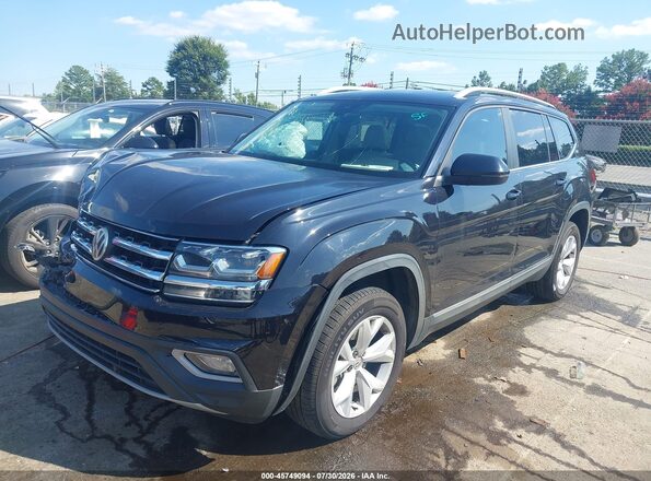 1V2MR2CAXJC536427 2018 VOLKSWAGEN ATLAS Black Przód lewy
