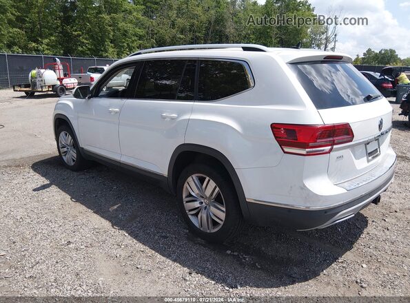 1V2NR2CA1JC524686 2018 VOLKSWAGEN ATLAS White Задня ліва чверть