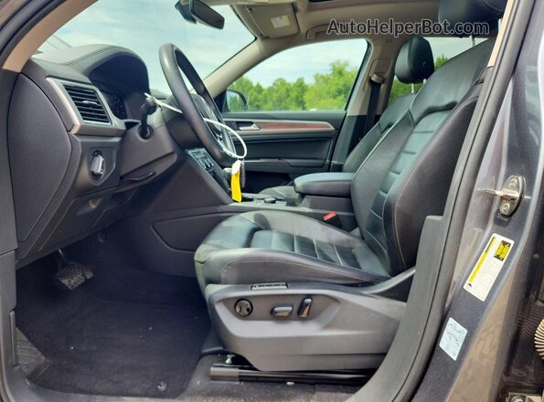 1V2NR2CA1KC532871 2019 VOLKSWAGEN ATLAS Gray წინა სალონის ხედი