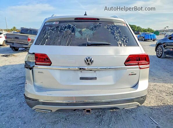 1V2NR2CA2KC521491 2019 VOLKSWAGEN ATLAS Silver Widok z tyłu
