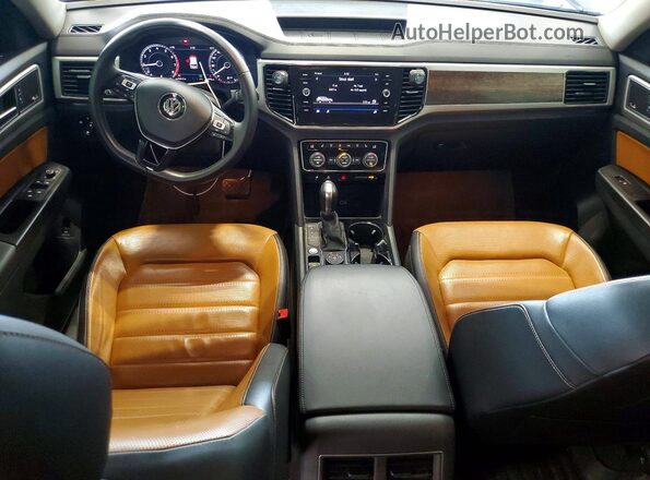 1V2NR2CA2KC524830 2019 VOLKSWAGEN ATLAS Gray Առջևի վահանակի տեսք