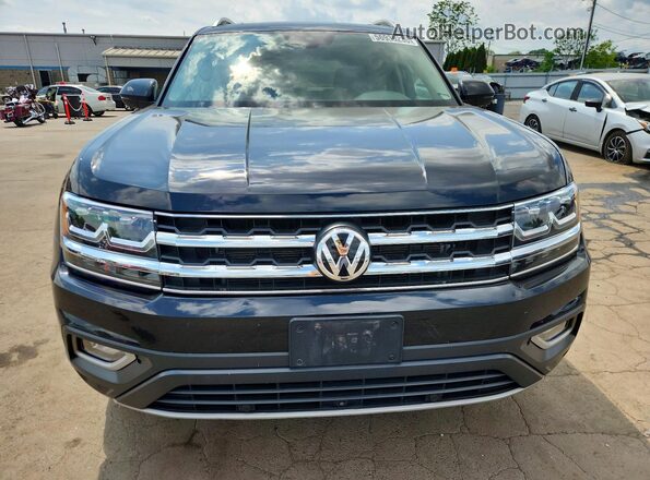 1V2NR2CA3JC523202 2018 VOLKSWAGEN ATLAS Black წინა ხედი
