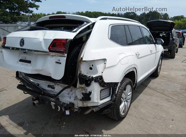 1V2NR2CA3JC593539 2018 VOLKSWAGEN ATLAS White უკანა მარჯვენა