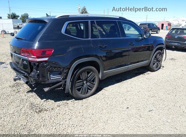 1V2NR2CA4KC563841 2019 VOLKSWAGEN ATLAS Черный Задняя правая четверть